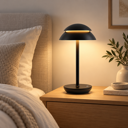 Warm Table Lamp Rechargeable Modern Design