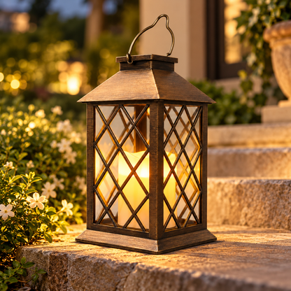 Weatherproof Garden Hanging Lantern Outdoor Decor