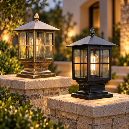Weatherproof Outdoor Lamp Pillar Lamp Garden Lighting