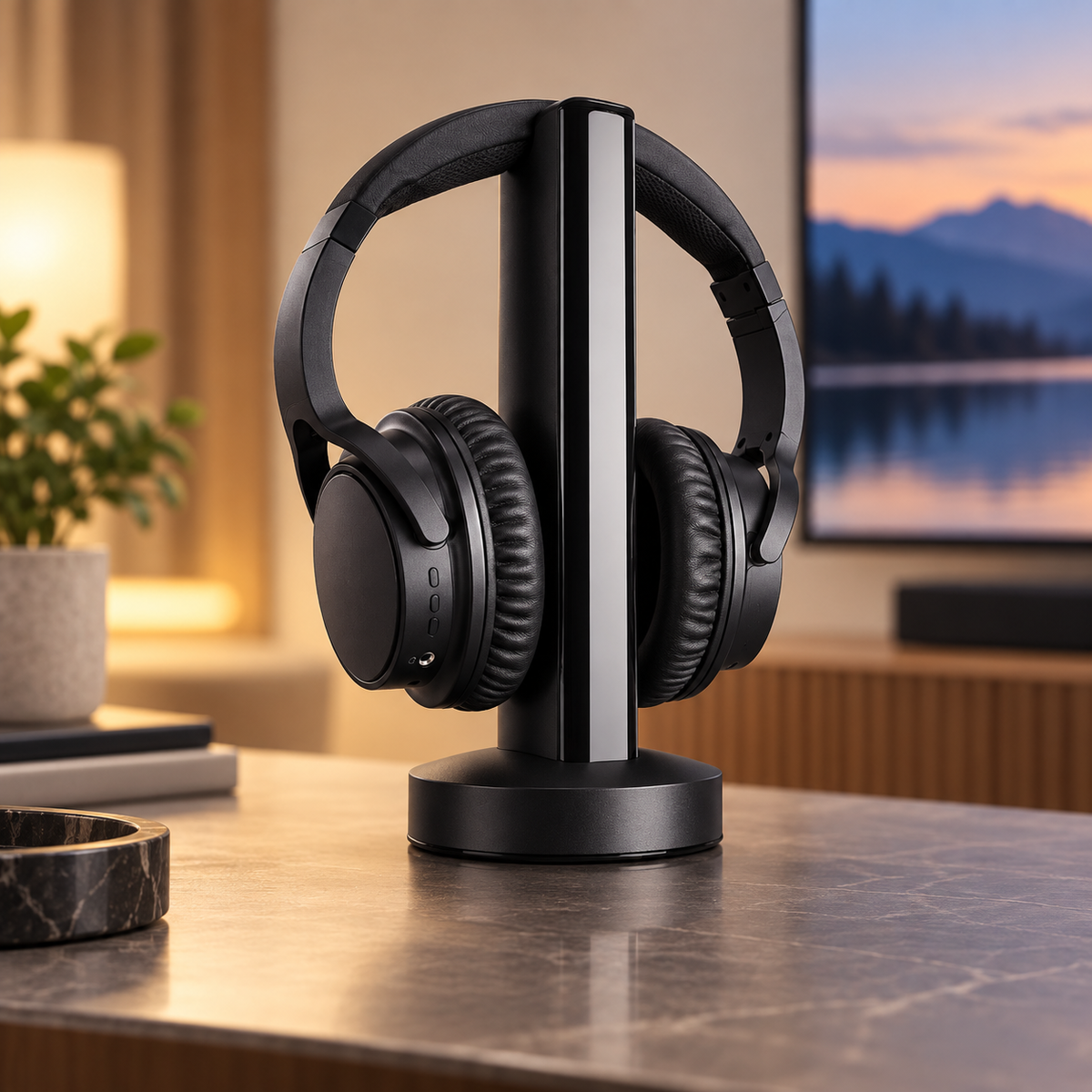 Wireless Headphones Long Range Comfortable Fit