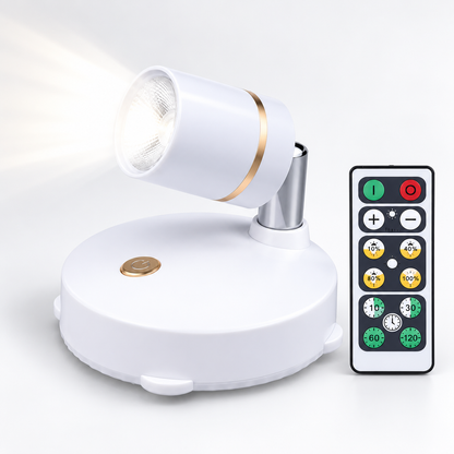 Wireless Spotlight Remote Control Dimmable LED Adjustable