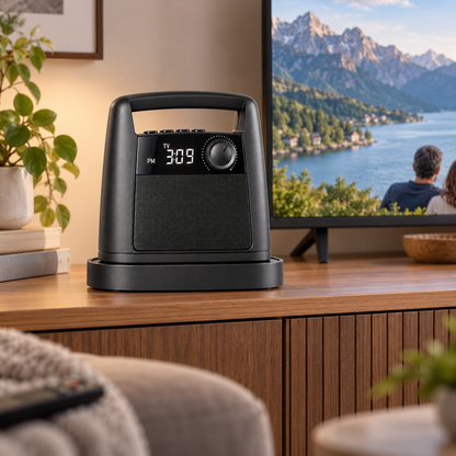 Wireless TV Speaker Rechargeable Portable Design