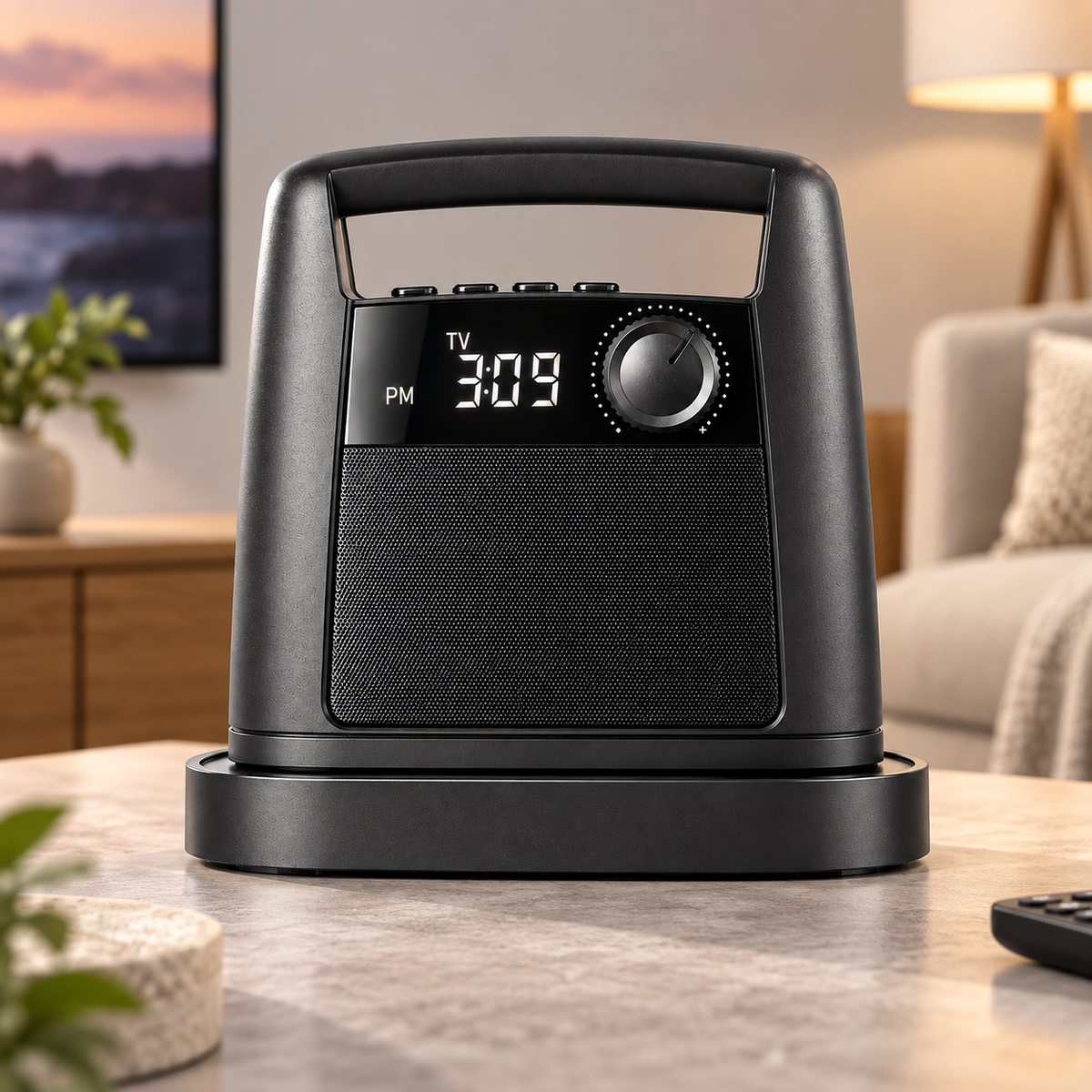Wireless TV Speaker Rechargeable Portable Design