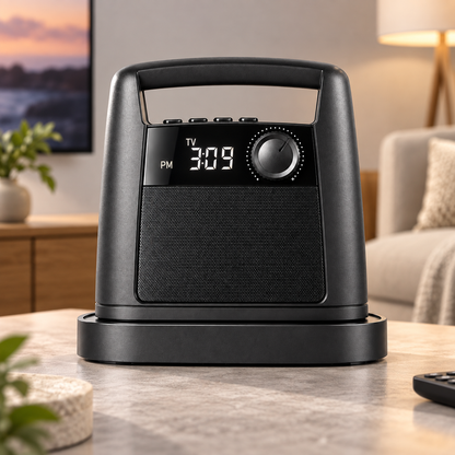 Wireless TV Speaker Rechargeable Portable Design