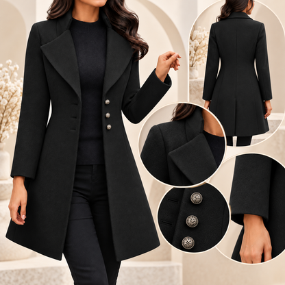 Women's Italian Style Warm Coat | Outerwear