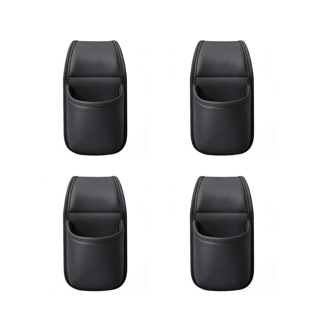 2-Layer Leather Car Door Pocket – Scratch-Proof & Residue-Free Storage Organizer