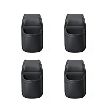 2-Layer Leather Car Door Pocket – Scratch-Proof & Residue-Free Storage Organizer