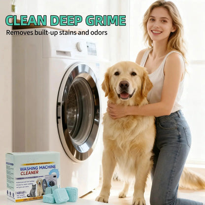 Powerful Washer Deep Cleaner Tablets – Eliminate Hidden Bacteria & Bad Smells Fast