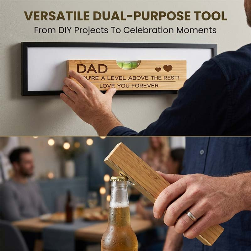 Bamboo And Wooden Level Bottle Opener