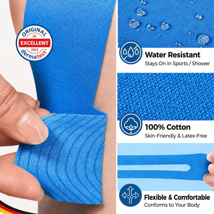 Kinesiology Reduce Shoulder Pain & Knee Tape