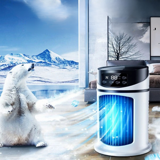 Buy Mini Portable Air Conditioner for Home & Office USB Powered Desktop AC Fan + Humidifier | 3-in-1 Cooler