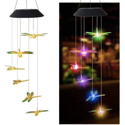 Solar Hanging Wind Chime Light | Patio & Porch Decoration
