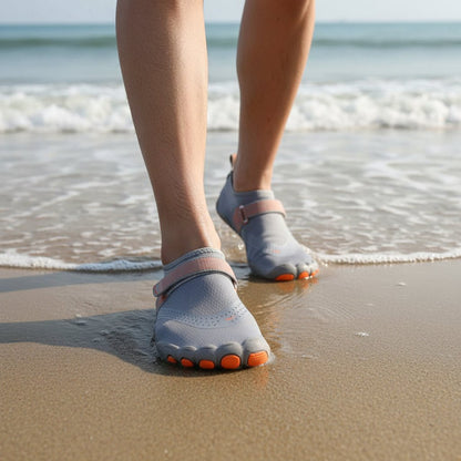 Barefoot Water Shoes with Breathable Mesh and Thin Protective Sole for Natural Walking