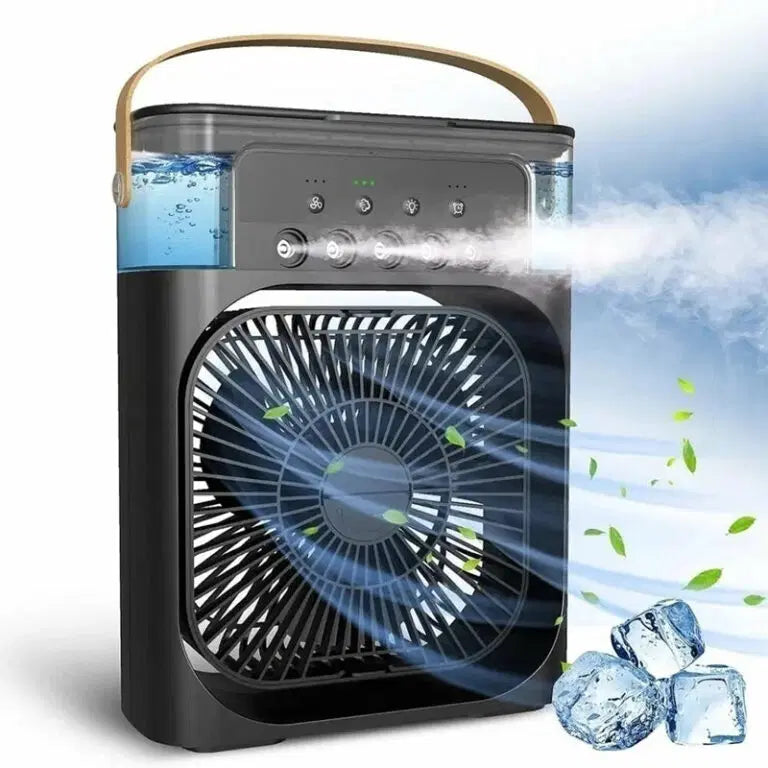 Portable Air Conditioner Fan with Water Cooling & Humidifier