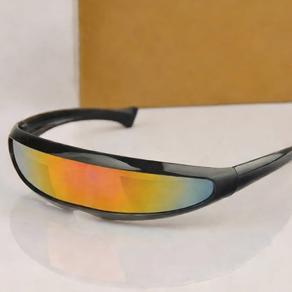Lightweight Futuristic Shield Sunglasses