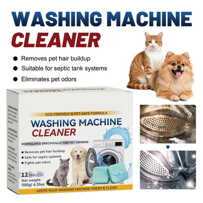 Powerful Washer Deep Cleaner Tablets – Eliminate Hidden Bacteria & Bad Smells Fast