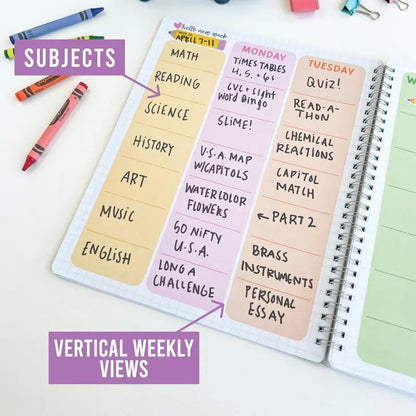 Undated Teacher Planner 2026–2027 | Weekly & Monthly Classroom Organizer for Lesson Planning, Scheduling & Teacher Productivity