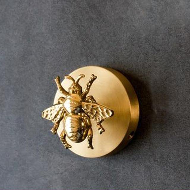 Golden Brass Wall Hooks – Handmade Animal Designs for Stylish Wall Decoration