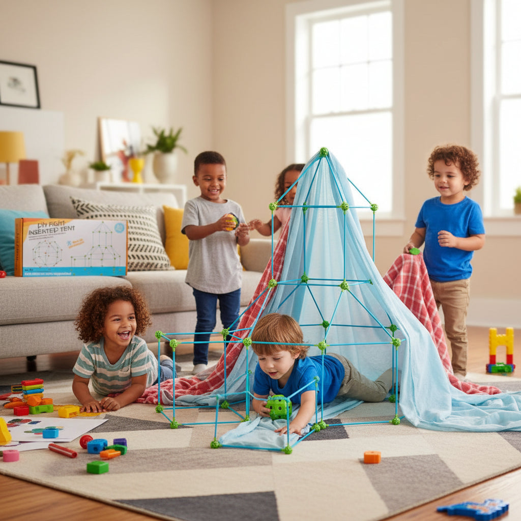 Building Tent Kit Creative Construction Set Imaginative Play