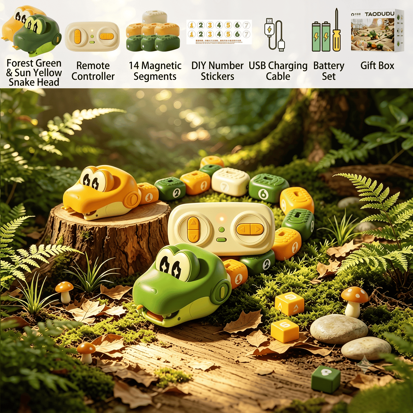 Magnetic Devour Snake – Learn, Play & Laugh Together!