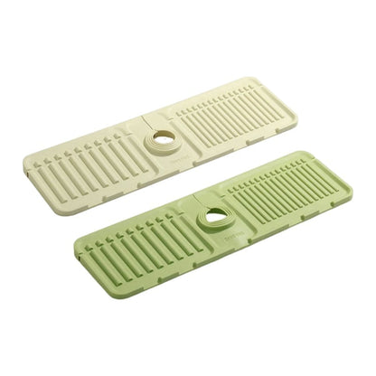 sloped faucet splash guard mat