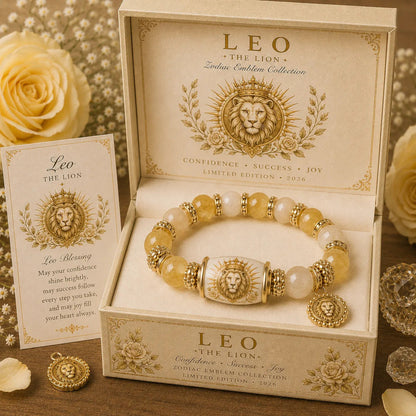 12 Zodiac Bracelet – Natural Chalcedony, Your Sign, Your Energy