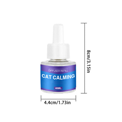 Pheromone Diffuser for Anxious Pets with Plug-In Operation and 60-Day Refill Supply