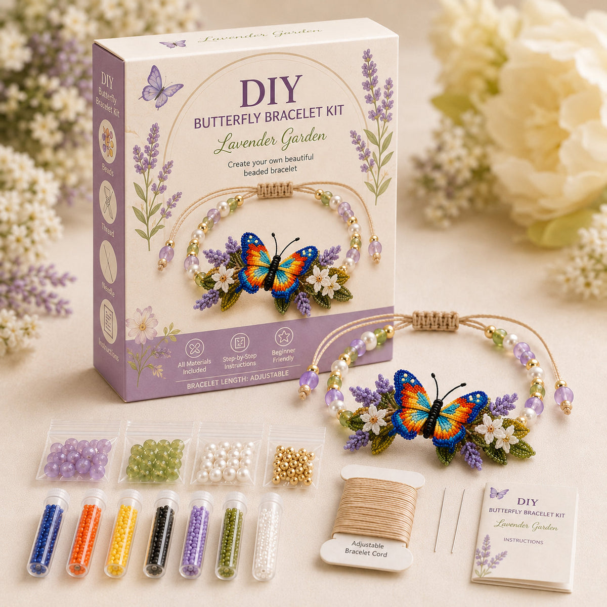 DIY Beaded Nature Bracelet Kit