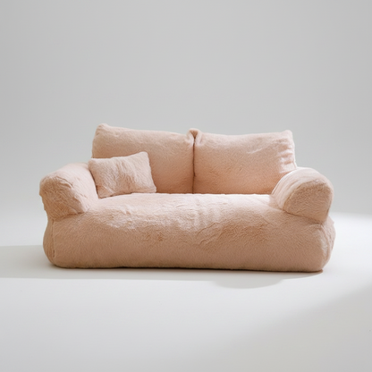 Calming Pet Sofa Soft Relax Zipper Design Cat Couch
