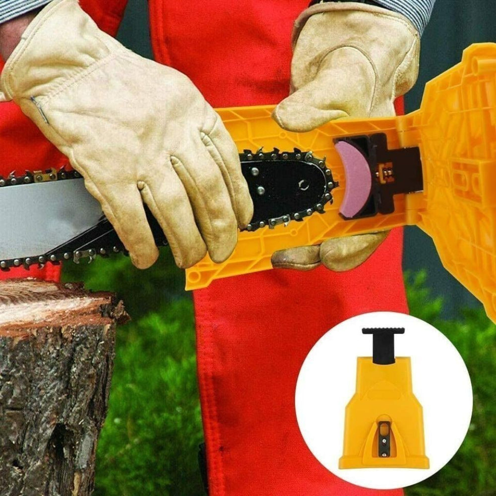 Chainsaw Sharpener Tool Guide Clamp Handheld Adjustable