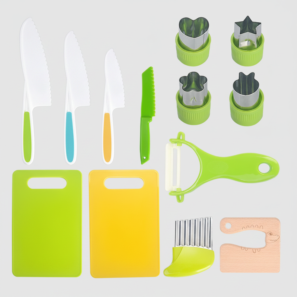 Children's Kitchen Set Play Safe Cutting Tools