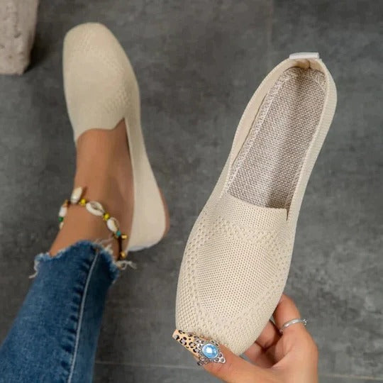 Women's Lace Up Sneakers with Rounded Toe and Textured Outsole Grip