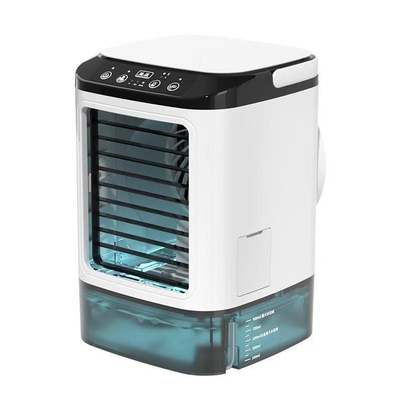 Portable Desk Air Cooler with Misting Function and Ice Box for