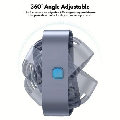 USB Desk Fan Compact Design with 360-Degree Rotation