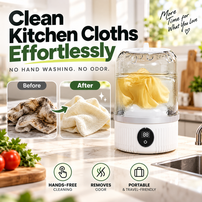 Wireless Charging Mini Washing Machine
