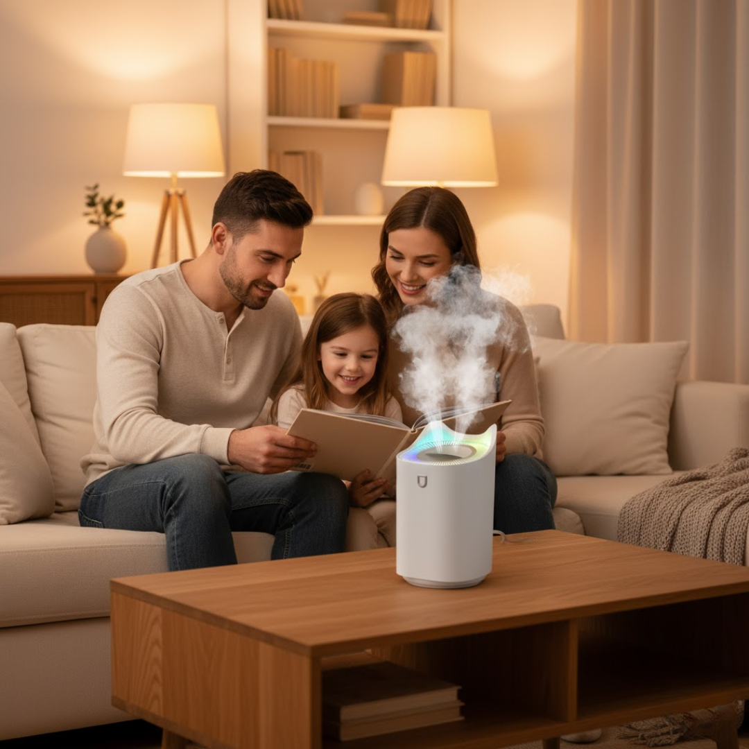 Cool Mist Humidifier Ultrasonic Bedroom Air Moistener
