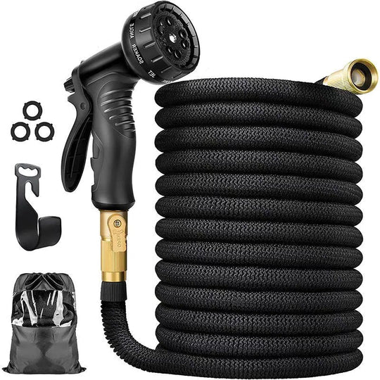 100FT Expandable Garden Hose No Kink, Leakproof, Lightweight with 8 Spray Modes