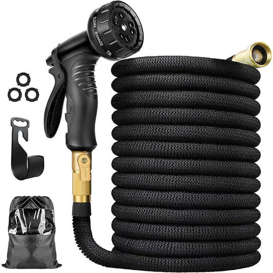 100FT Expandable Garden Hose No Kink, Leakproof, Lightweight with 8 Spray Modes