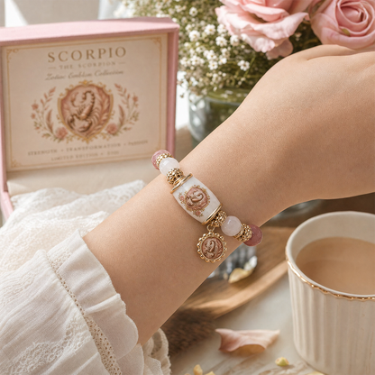 12 Zodiac Bracelet – Natural Chalcedony, Your Sign, Your Energy
