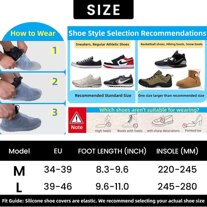 Waterproof Shoe Covers 5 Pairs