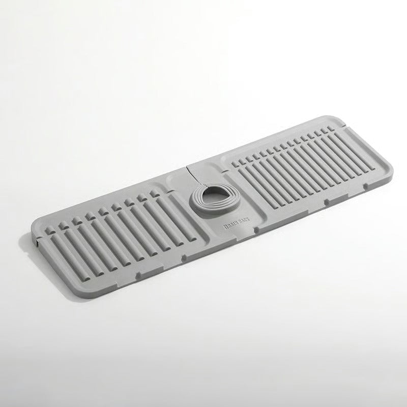 sloped faucet splash guard mat