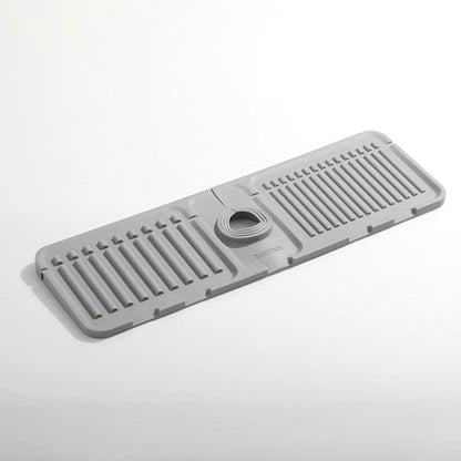 sloped faucet splash guard mat