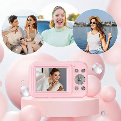 Digital Camera Vintage Compact Lens Lcd Portable