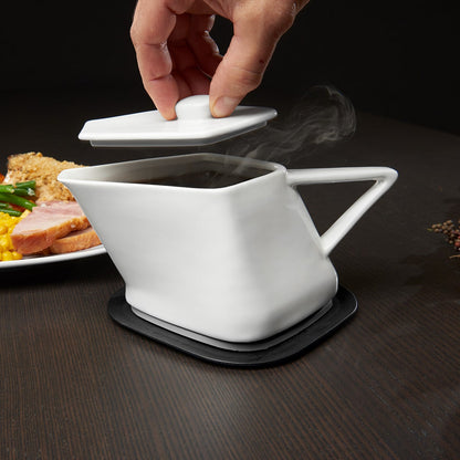 Dishwasher Safe Gravy Boat Lid Microwave Design