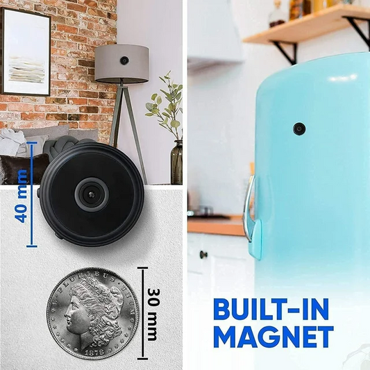 Wireless Security Camera with 1080p HD Recording and Night Vision, Motion Detection