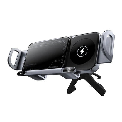 Car Phone Mount with Wireless Fast Charging and Motorized Arm