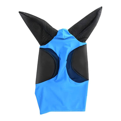 Horse Fly Mask with Stretchy Mesh and UV Protection for All Sizes