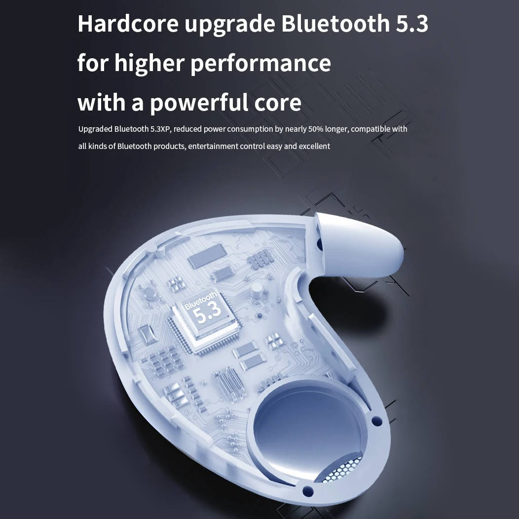 Ultra-Thin Wireless Earbuds with Noise Isolation and 24-Hour Battery for Sleep