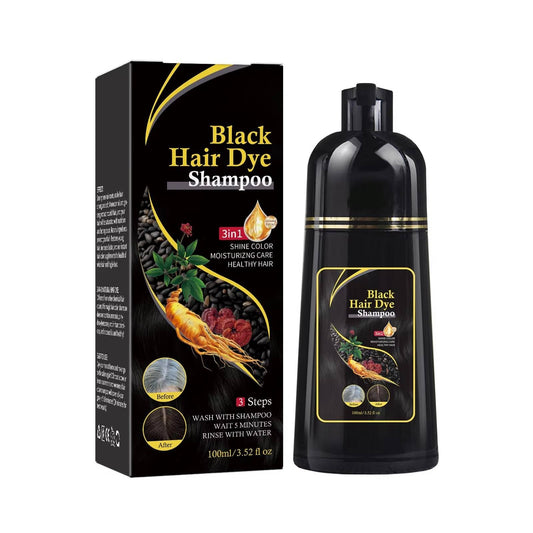 Gray Root Cover Shampoo with Plant Extracts and 10-Minute Application