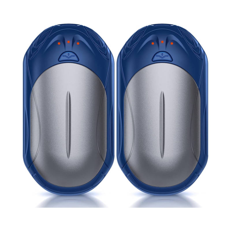 2 Pack Rechargeable Hand Warmers, AI Smart Electric Pocket Heaters with 20 Hour Long Lasting Heat for Outdoor Activities